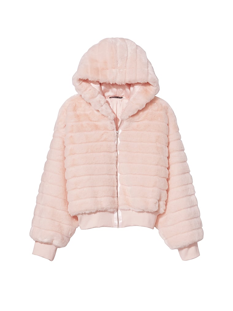 fluffy jacket victoria secret