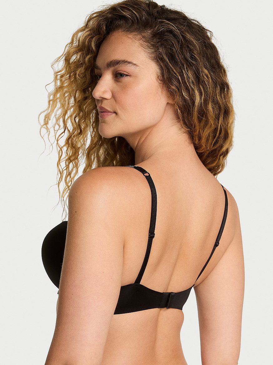 Bombshell Add-2-Cups Double Shine Strap Push-Up Bra